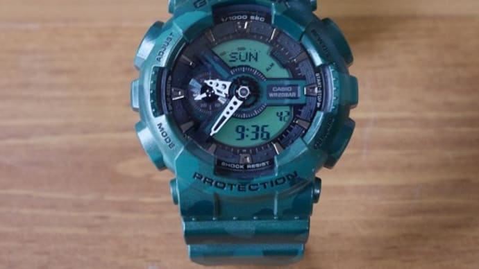 G-SHOCK GA-110CM 1AJF グリーン
