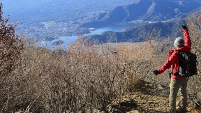 御坂山塊盟主・御坂黒岳 -10℃