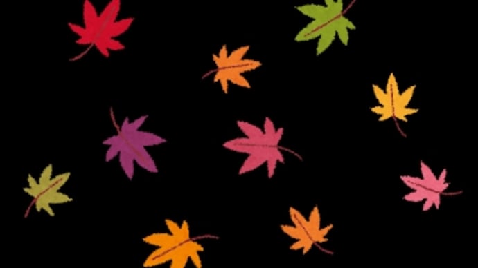 紅葉を見つける。