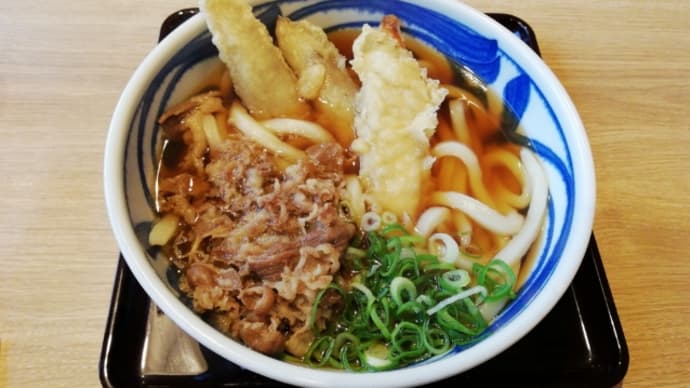 父の面会後にうどん屋さんへ