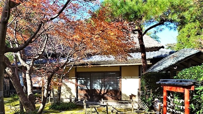 「一条恵観山荘 庭園」／鎌倉