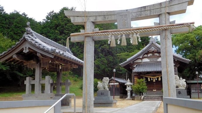 若宮神社と花