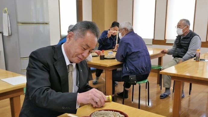定例課長会議&おじさま倶楽部の新そば&要望箇所現地調査&大日向周辺からの風景
