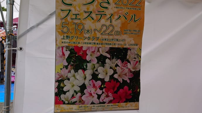 2022・5・14(土) 都美術館3日目、雨のち晴れ!