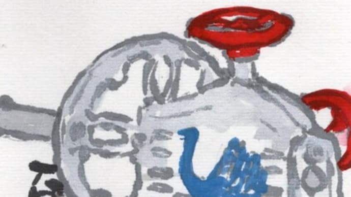 「絵手紙もらいました-かき氷機-」について考える