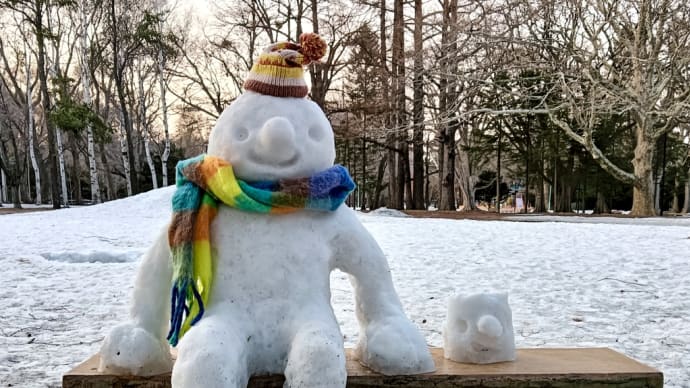 “札幌バンクシー”さんの今季最後の《#雪ボーイ》と元気なリスたちと!~円山公園&北海道神宮散策~