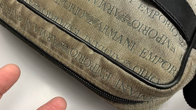 ショルダーバッグのクレンジング!