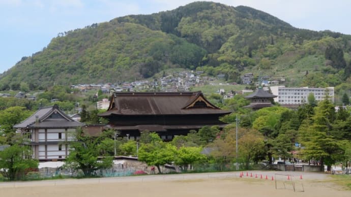 GW開始 散歩は善光寺!