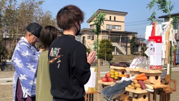 三和区で地鎮祭が執り行われました!