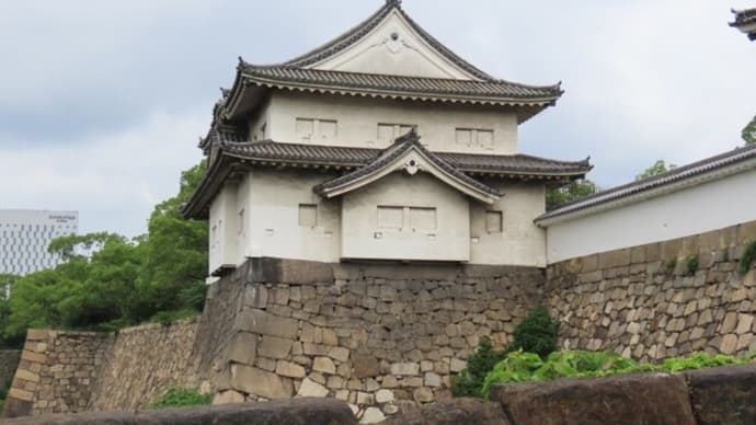 大阪城 千貫櫓 南面 入母屋破風 蕪懸魚(かぶらげぎょ)