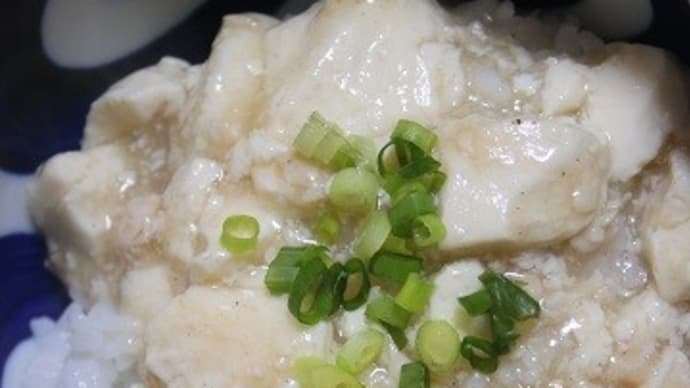 11月1日　　白麻婆丼