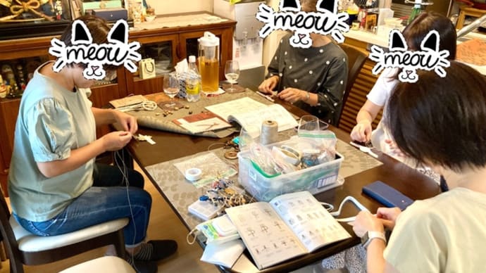 ハンドメイド!久しぶりのヘンプアクセ
