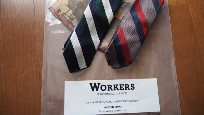 WORKERS Silk Repp Tie