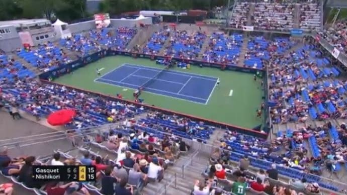 ATP1000 ロジャーズカップ2019 錦織圭(第5シード)×R.ガスケ