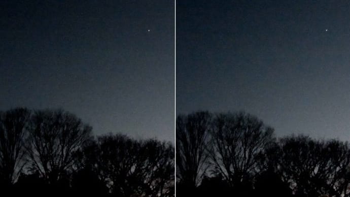 月と金星