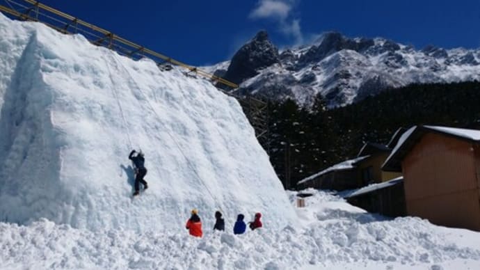 八ヶ岳　阿弥陀岳 北稜と雪山アルパイン講習
