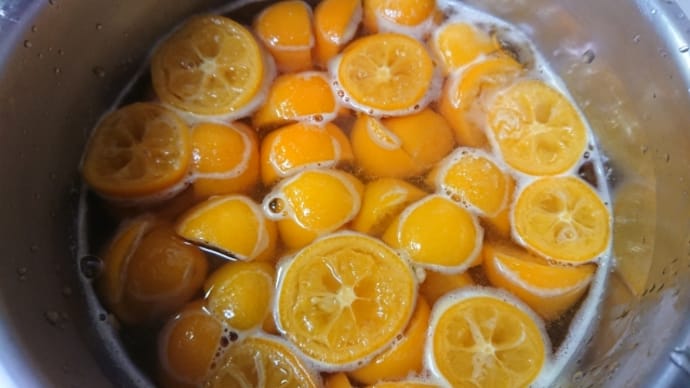 キンカンの蜂蜜漬け と 門松づくり