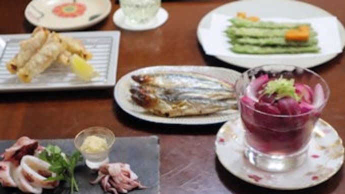 丸干しも白イカもおいしい ♪