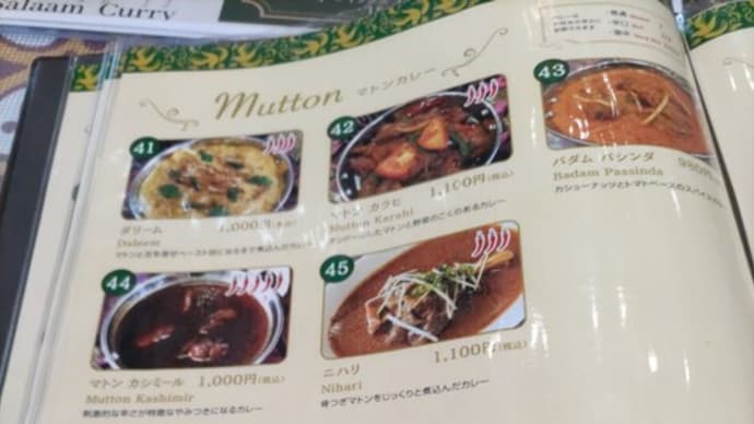 3回目の「Salaam Curry」さん訪問でした。(群馬県伊勢崎市)