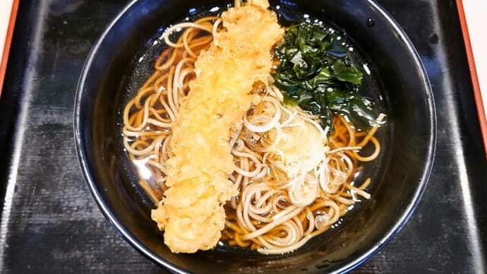 名代 富士そば(浦安店)でイカ天そば(2025年4月26日)