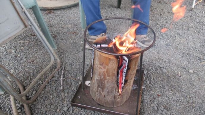スウェーデントーチの燃焼テストをしました。