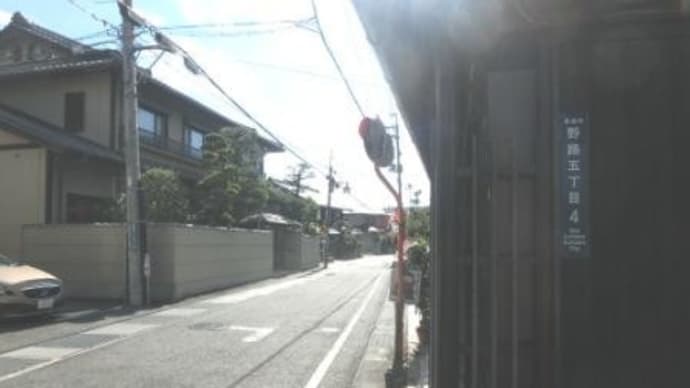 野路　萩の玉川（東海道歩き旅・近江の国）