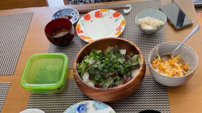 今日の一品 あっさり系の昼食