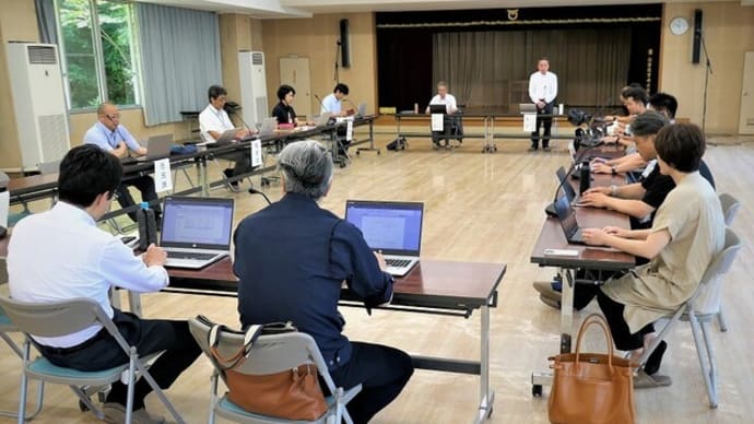 ゼロカーボン推進プロジェクト会議&生坂農業未来創りプロジェクト会議&草尾上野ぶどう畑上空からの風景