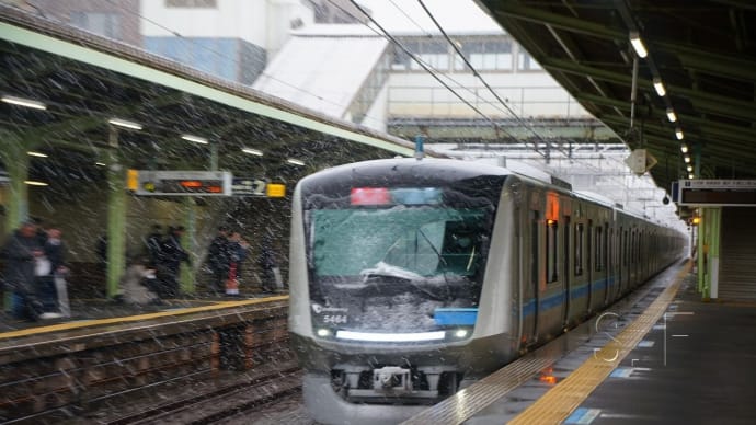 2025年3月19日 小田急 小田原線 5064F 雪