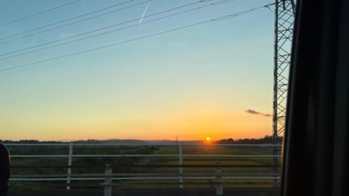日が短くなりました。