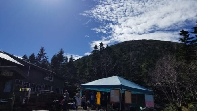 蓼科山荘 双子池ヒュッテ 2019.10.23 朝の気温と蓼科スカイラインの様子