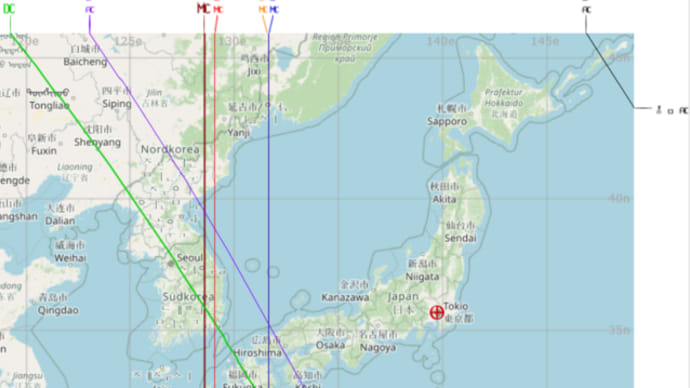 11月27日　双子座満月の地図