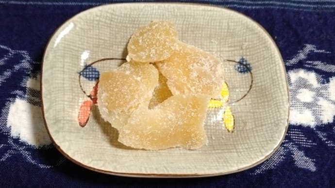 生姜の砂糖菓子と佃煮を作りました~~!