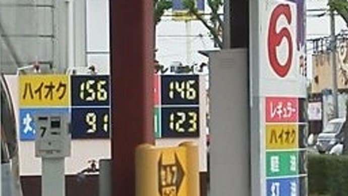 ガソリン価格 土・日 6円引き。