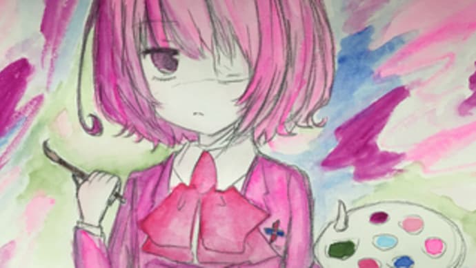 透明水彩 鳴ちゃん