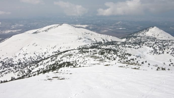 2025年4月12日 春スキー 北八甲田 赤倉岳 井戸岳のようす