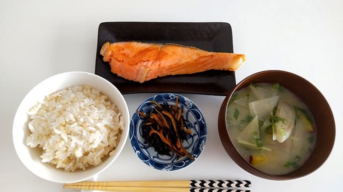 7月14日 鮭定食&鯖定食飲酒。