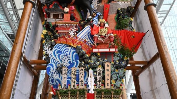 z6初撮り(博多祇園山笠、博多駅前の飾り山)
