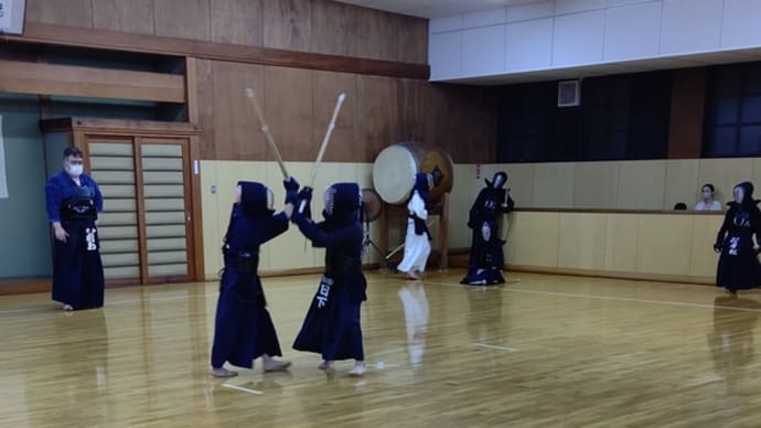 我慢のとき…緊急事態宣言の発出により剣道稽古お休み。