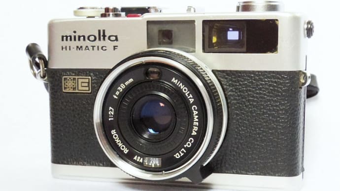 スタイリッシュなコンパクト機 Minolta HI-MATIC F