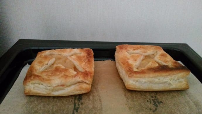 パイを作ってけどクリームチーズと餡子は・・・