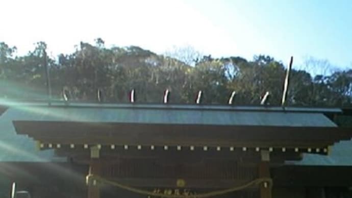 安房神社に参拝