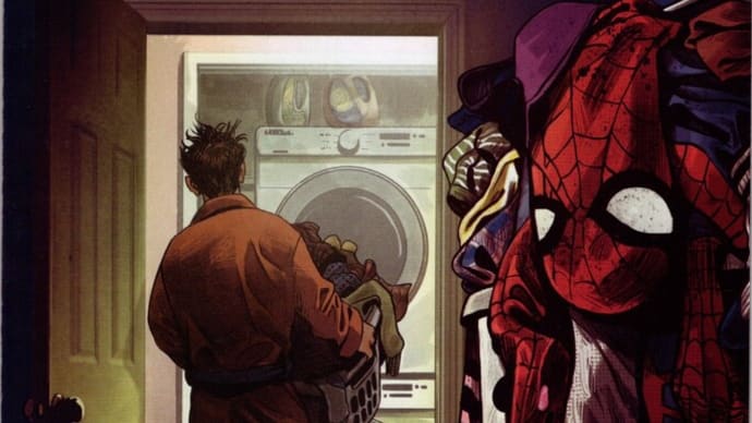 本当は洗濯する必要がないコスチューム、Ultimate SPIDER-MAN 03号