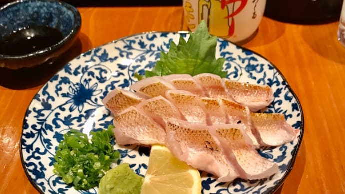 エキニシで炙りのどぐろ