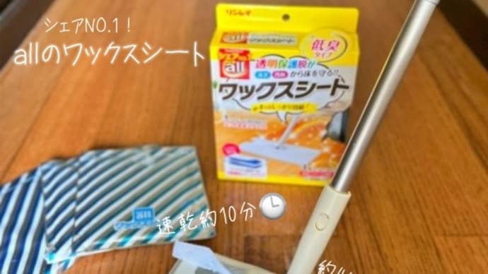 ワイパーにつけて立ったままらくらくワックスがけ！