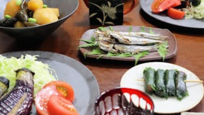 見慣れた茄子やジャガイモで