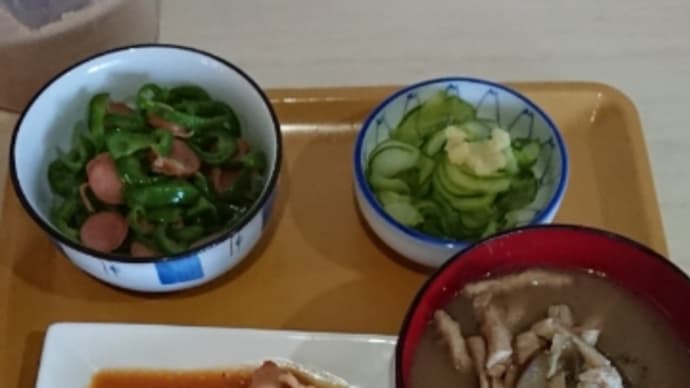 お庭で収穫した野菜たっぷりランチ!