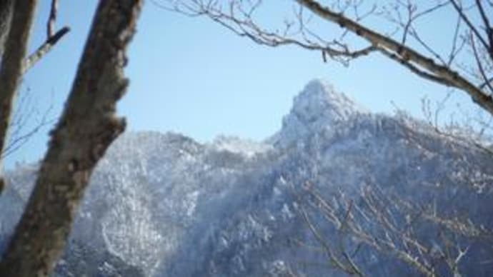 厳冬期稲村が岳　敗退