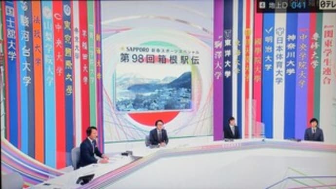 1/3 箱根駅伝(復路)