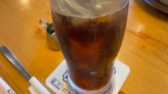 クリームコーヒーでのんびり